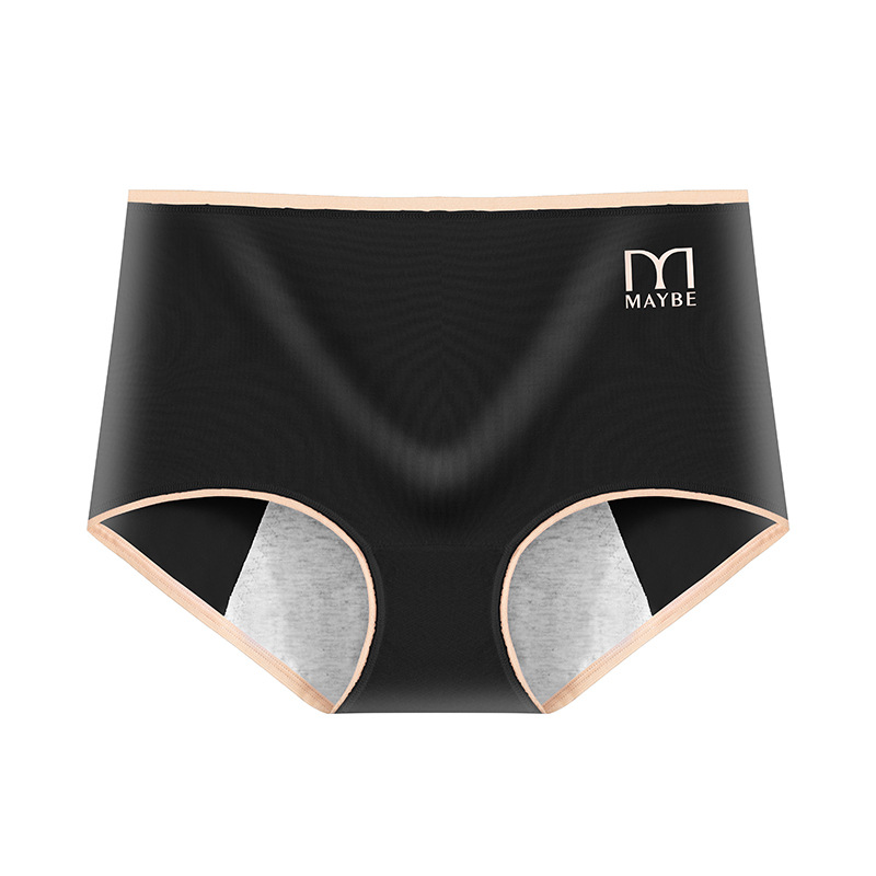 Cintura alta período fisiológico ropa interior período menstrual alargado capa a prueba de fugas Tía grande pantalones algodón refrescante Transpirable Calzoncillos de cintura alta