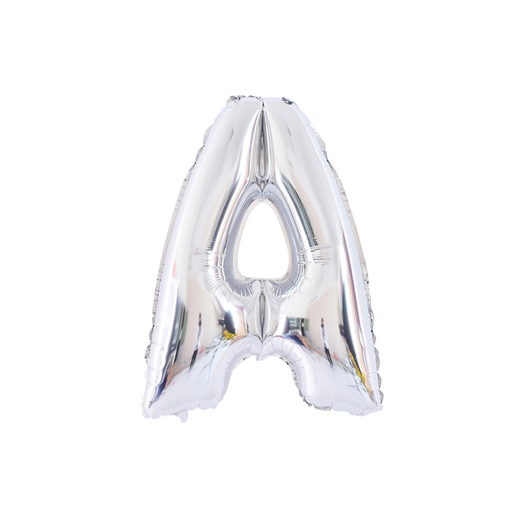 32 pulgadas 40 pulgadas 16 pulgadas inglés carta globo de aluminio fiesta de cumpleaños decoración de la boda papel de aluminio globo escena diseño