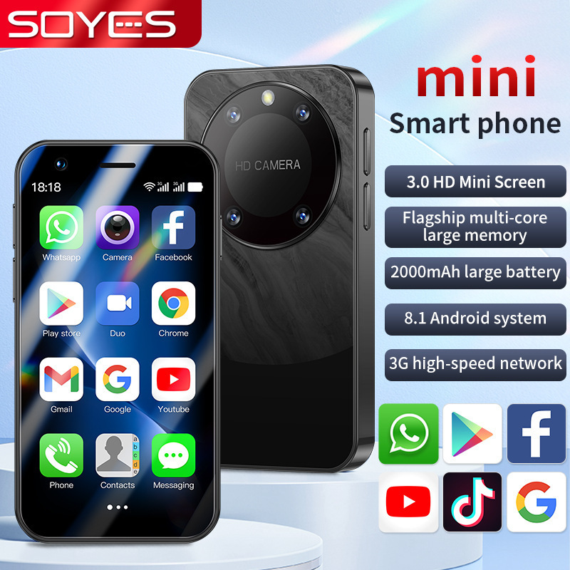 F8Promax Suo Ye Cross-Border Mini Smartphone 3g Android Quad-Core Dual Sim Dual Standby Popular Google Small Phone