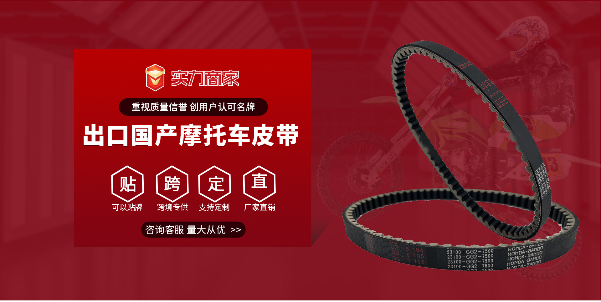 Rowing 250 300 CT 250 300 ABS drive belt 23100- LFG2-E000