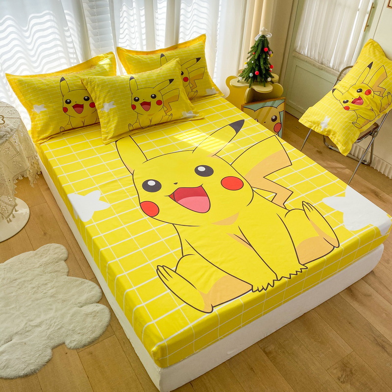 Colchón de cama de dibujos animados Cubierta antipolvo Cubierta protectora de colchón Cubierta protectora Niños 360 todo incluido Sombrilla de cama de flores al por mayor