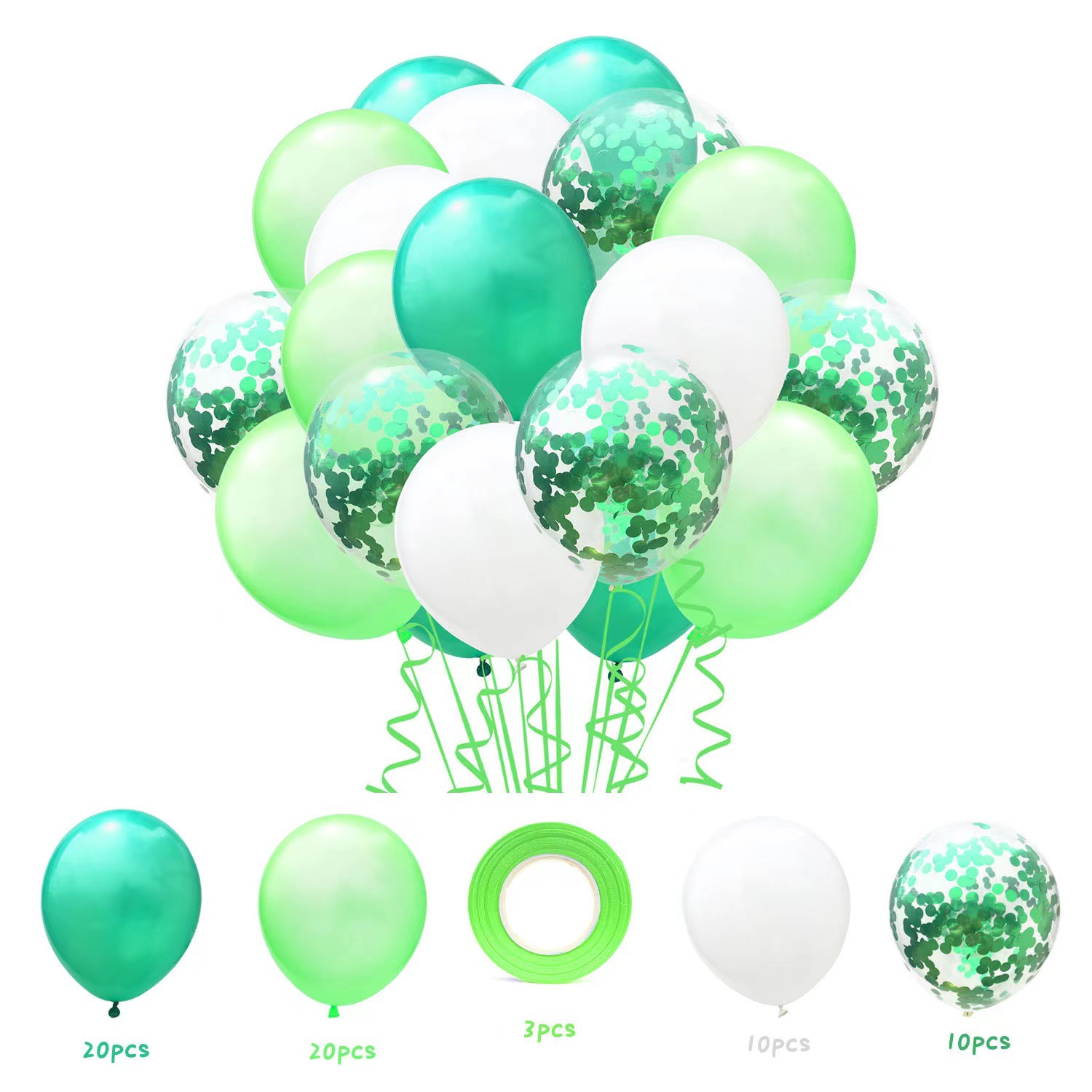 Boda transfronteriza oro rosa Granada confeti rojo lentejuelas globo redondo fiesta de cumpleaños de los niños decoración escena diseño