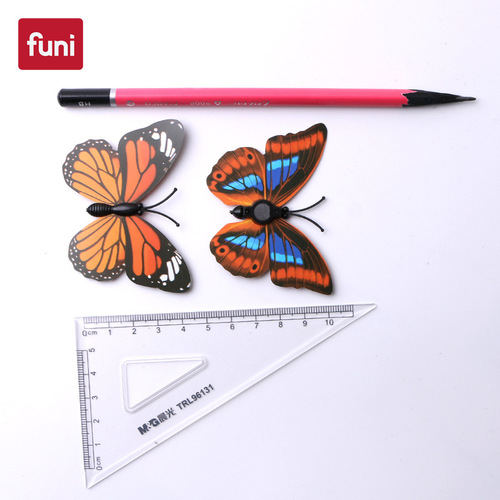 Funi Colorful Butterfly Magnetic Magnet Refrigerator Magnet Insect Magnetic Sticker Magnetic Teaching Home Creative Refrigerator Magnet