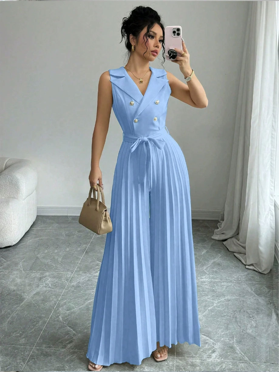 2025 comercio exterior importación y exportación de ropa de mujer ligera de viento maduro traje cuello arco correa de cintura de cintura de plumón de pliegues