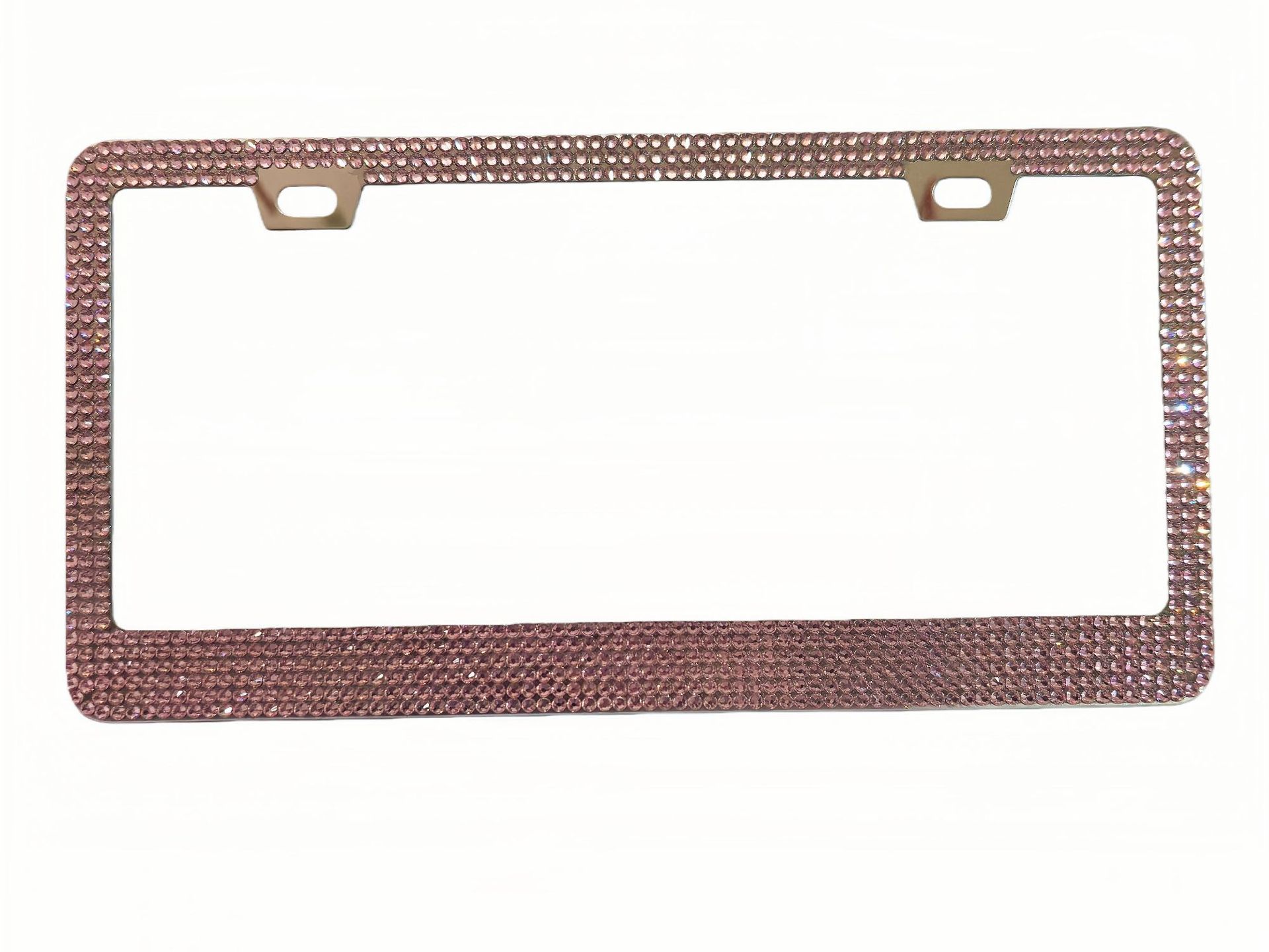 License plate holder/license plate holder – Other Metal Square Hole - light-pink