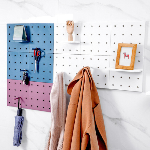 Perforated board storage wholesale wall punch-free kitchen household plastic bathroom kitchen perforated board hook accessories