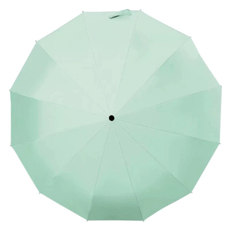 12-костный автоматический зонт, мужской и женский негабаритный складной двойной складной зонт двойного назначения для дождя и дождя