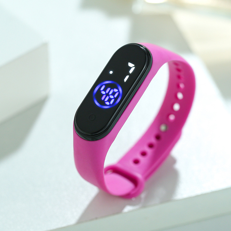 新款防水M4觸控led手表男女時尚運動學生兒童電子手表批發 watch