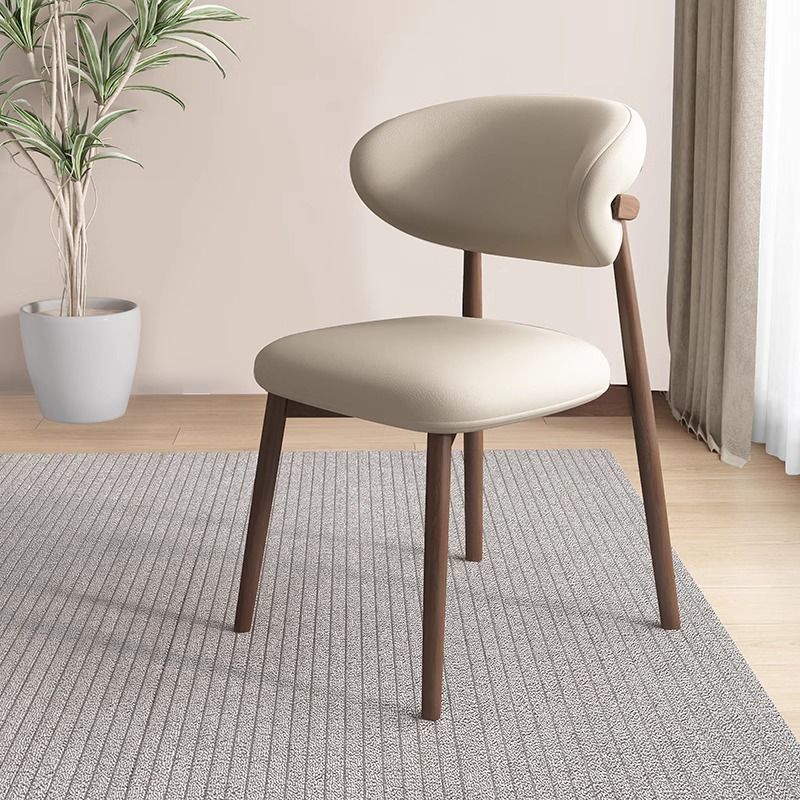 Nordic Wrought Iron Chair for Home Use, Simple Upholstered Desk Chair, Dining Chair for Restaurant and Hotel, Designer Style Dining Chair, Leisure Backrest Chair