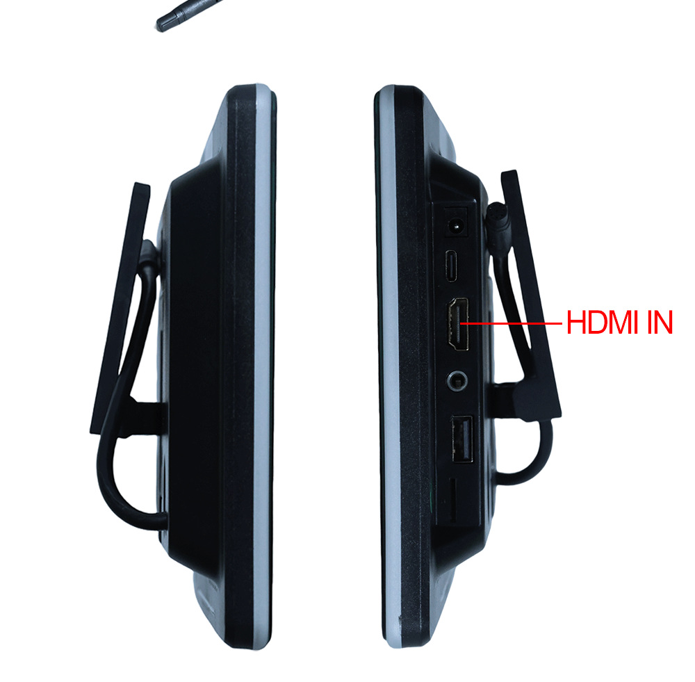 Android universal plug-in headrest display 10.1-inch HD IPSMP5 car rear entertainment system player