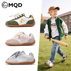 MQD/马骑顿男童德训运动板鞋2025新款秋季透气软底校园女孩芭蕾鞋
