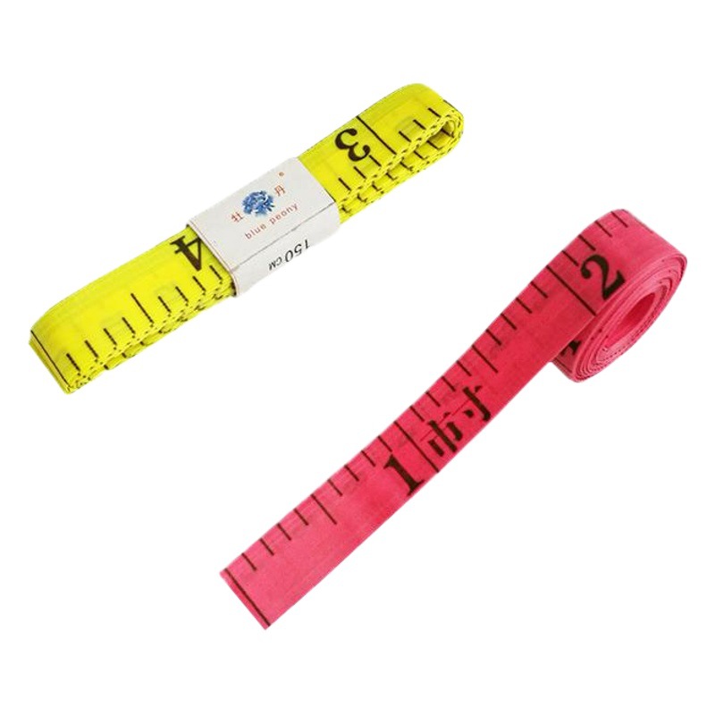 Color circunferencia del pecho Regla suave regla de la cintura regla de la cinta pequeña mini medidor de ropa de medición regla Regla de tres circunferencia