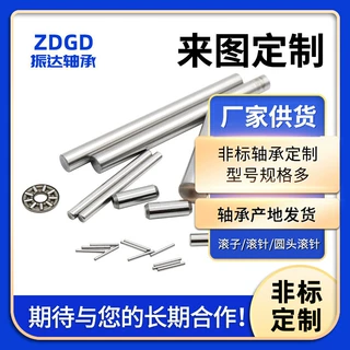 定制轴承钢圆柱销定位销钉直径2mm*2.5mm滚针玩具车轴销 非标加工