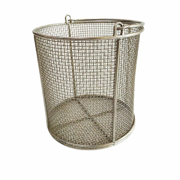 加工带活动翻盖不锈钢网框   耐高温网篮