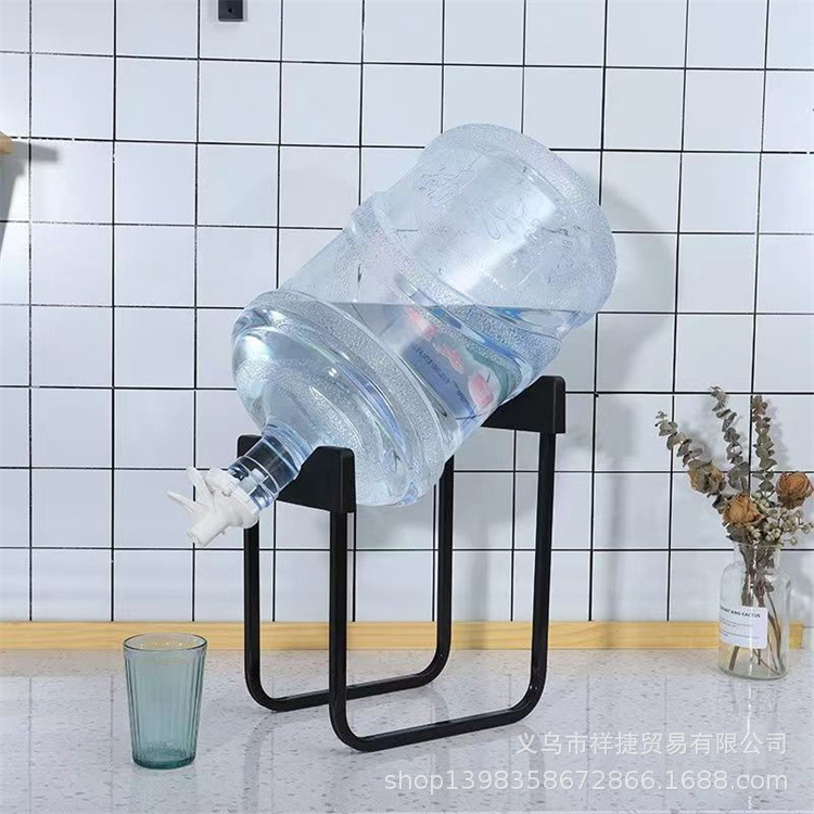 Fábrica al por mayor multi-Color extraíble cubo rack Oficina cubo de agua pura soporte invertido soporte de agua embotellada