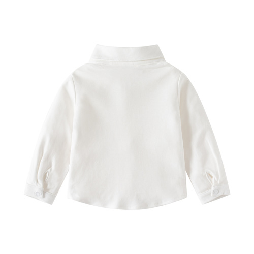 New Autumn/Winter 2024 Children's Clothing Set for Baby Boys 1-3 Years Old - Stylish Casual Long-Sleeve T-shirt + Undershirt + Casual Pants Tri-Set