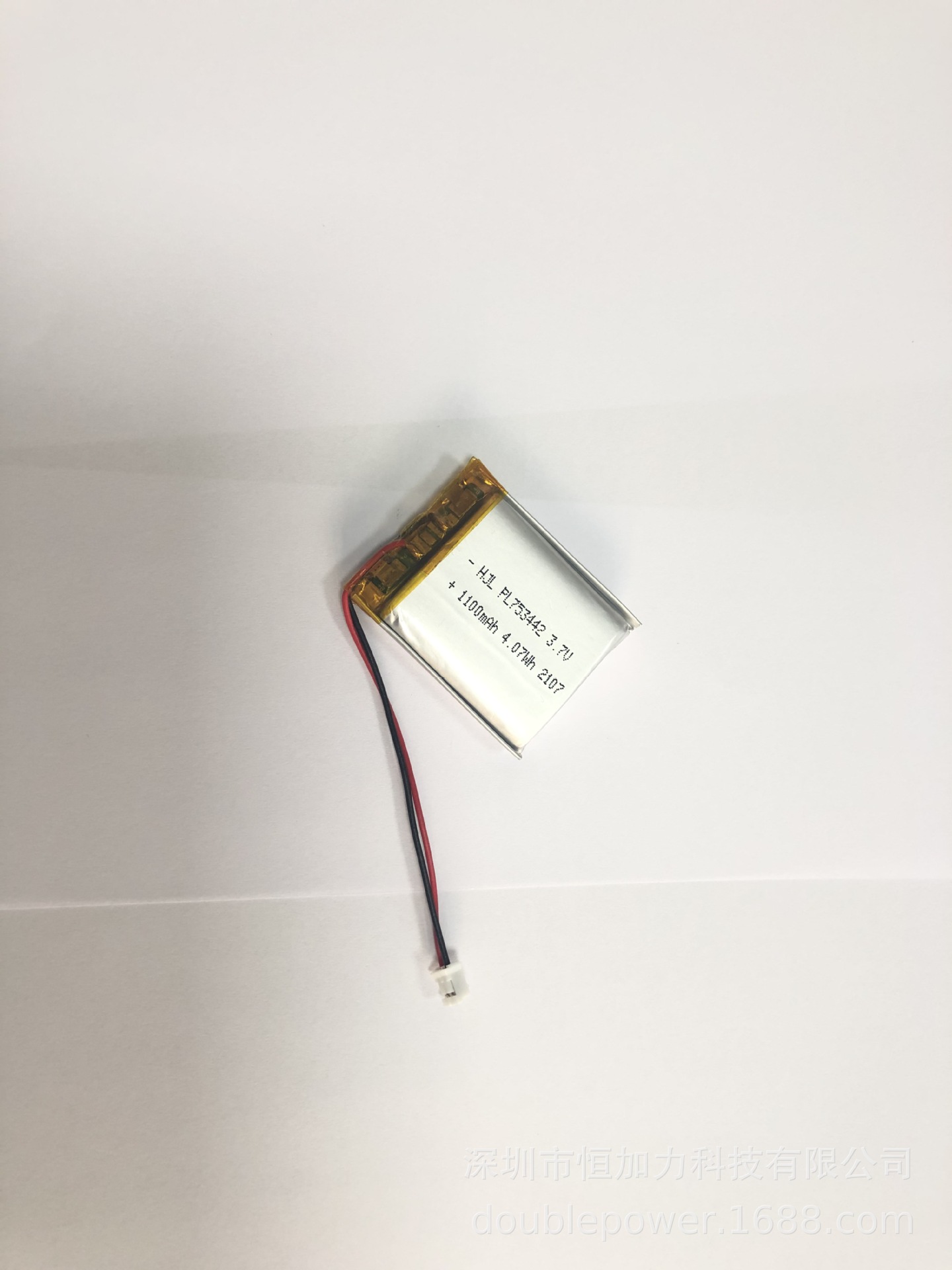 聚合物锂电池 653442 950mAh 3.7V电池 锂电池 软包 聚合物电池