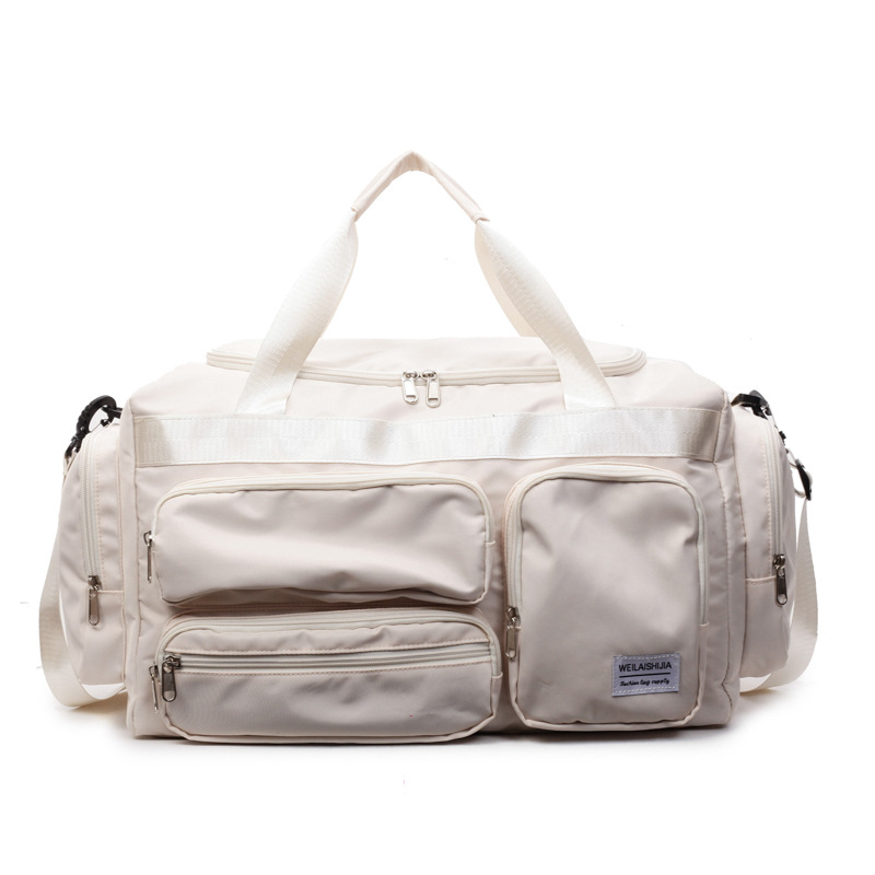 2025 nueva moda bolsa deportiva de fitness seca y húmeda separación bolsa de natación para hombres bolsa de viaje de hombro portátil de tela Oxford para mujeres