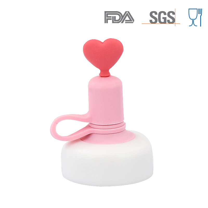 Korean version children's water bottle cap food-grade silicone bottle cap with anti-choking design, nipple wholesale