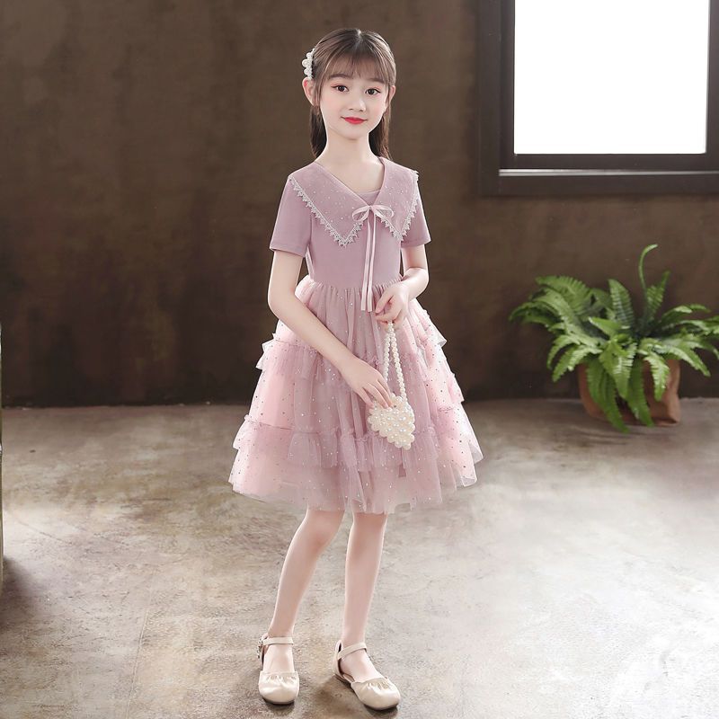 Girls Summer Dress 22 New Style 8 Princess Dress 9 Kidsren's Tutu Skirt 10 Girls Gauze Skirt Summer 13 Years Old