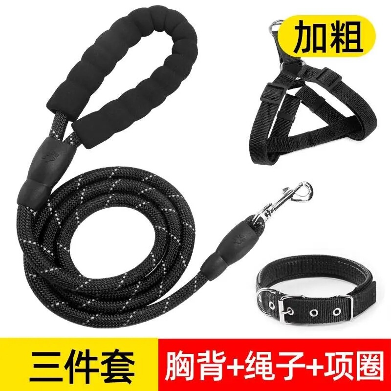 犬用プルオーバーネックカラー、テディゴールデンレトリバー、大型犬、小型犬、犬用リード、牽引ロープ、ペット用品|undefined