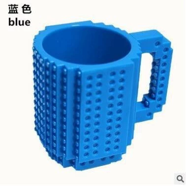 Кофейная кружка ручной работы в стиле Lego различных ярких цветов, вместимостью 350 мл, уникальный дизайн