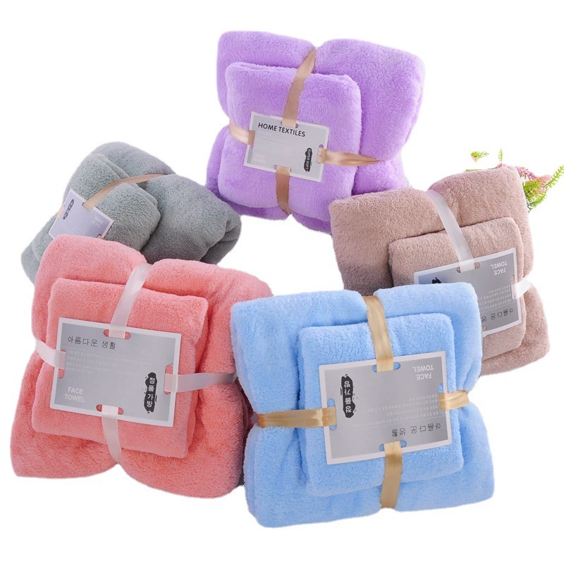 Coral set, soft dry bath towel for children and adults for home use, wholesale, Birthday gift
