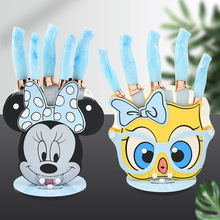 卡通创意厨房六件套套刀厨师刀切片面包水果刀菜刀不锈钢刀具套装