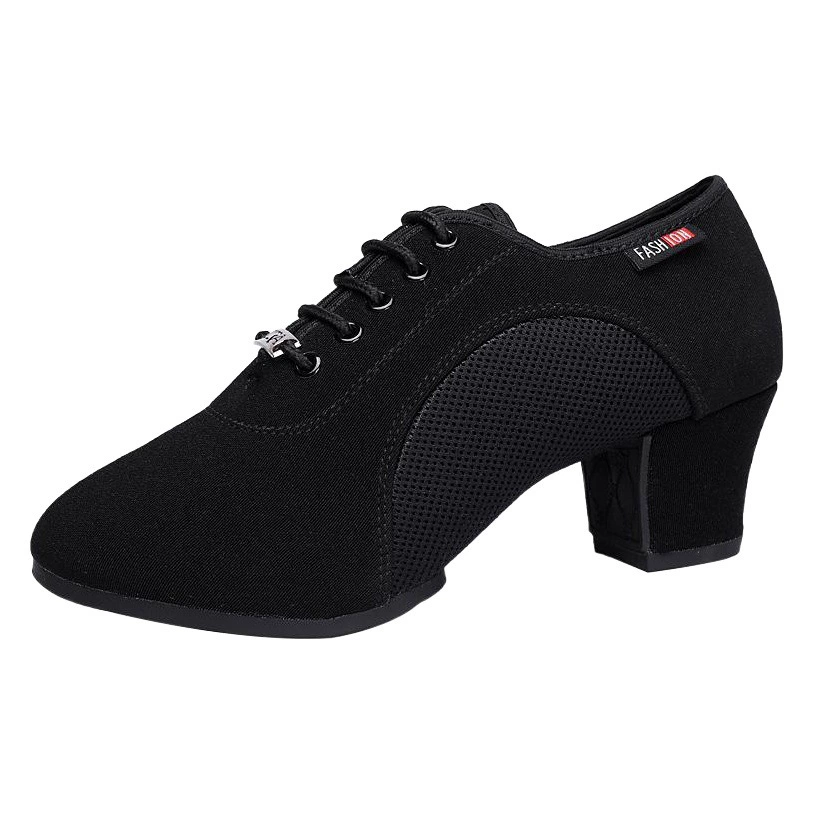 Ткань Оксфорд женские туфли для латиноамериканских танцев Квадратные танцевальные туфли с мягкой подошвой для матросской танцев с мягкой подошвой для дома и активного отдыха