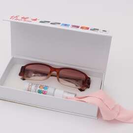 多功能 led照明 验钞 磁疗眼镜 看远看近双光老花镜礼盒包装 会销