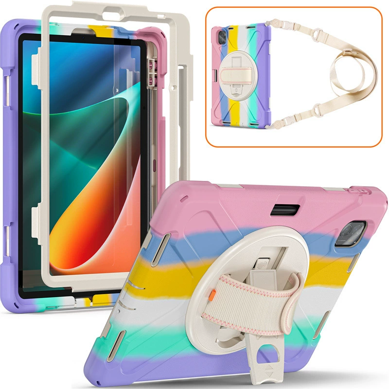 Подходит для Xiaomi PAD5 Pirate King Color silicon плatinформ набор Mi PAD5 Pro вращающийся Smedoic корпус