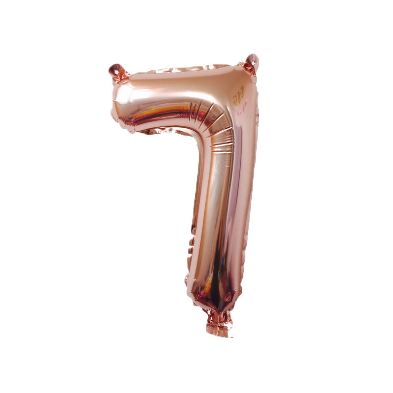 Versión estadounidense del globo de película de aluminio digital de 40 pulgadas de cuerpo delgado Decoración de fiesta de cumpleaños Helio flotando en el aire Globo grande transfronterizo de 42 pulgadas