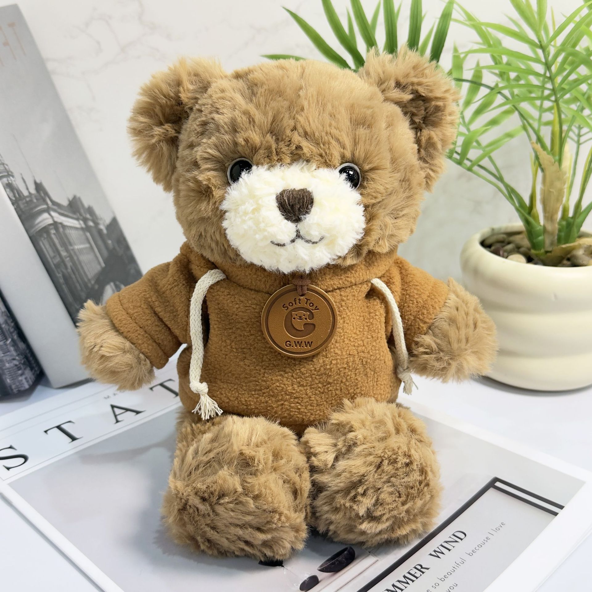 Vestido Teddy Bear suéter Teddy Bear camiseta actividad regalo juguete de peluche impresión LOGO