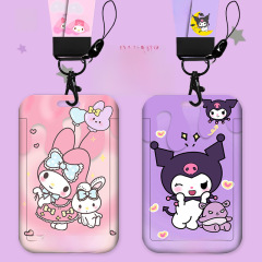 Cartoon Sanrio card holder student campus shuttle card meal card bus subway access card work permit card holder
