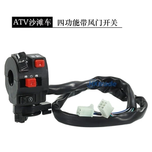 Atv Beach Bike Gy6 Off-Road Vehicle Five-Function Combination Switch with Air Damper Start-Up 6+3 Nine-Wire Left-Hand Switch