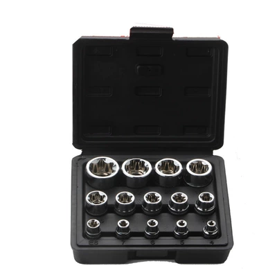 Mühərrik tənzimləmə alətləri Socket Head Combination Wrench, Large - black-box-14-piece-e-sleeve-set