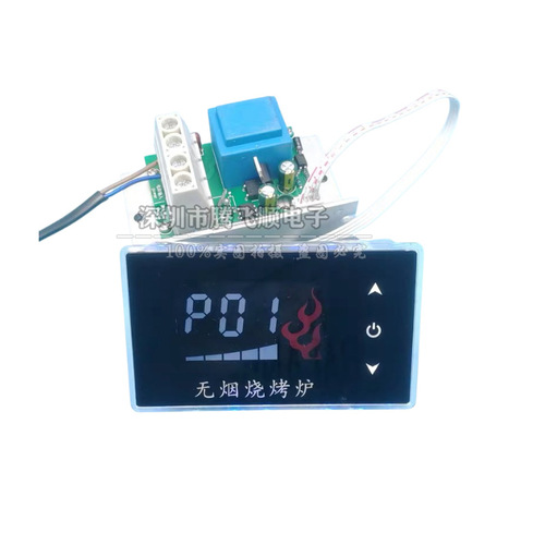 Commercial Electric Oven Digital Thermostat Pancake Maker Electric Oven Black Diamond BBQ Controller 220V