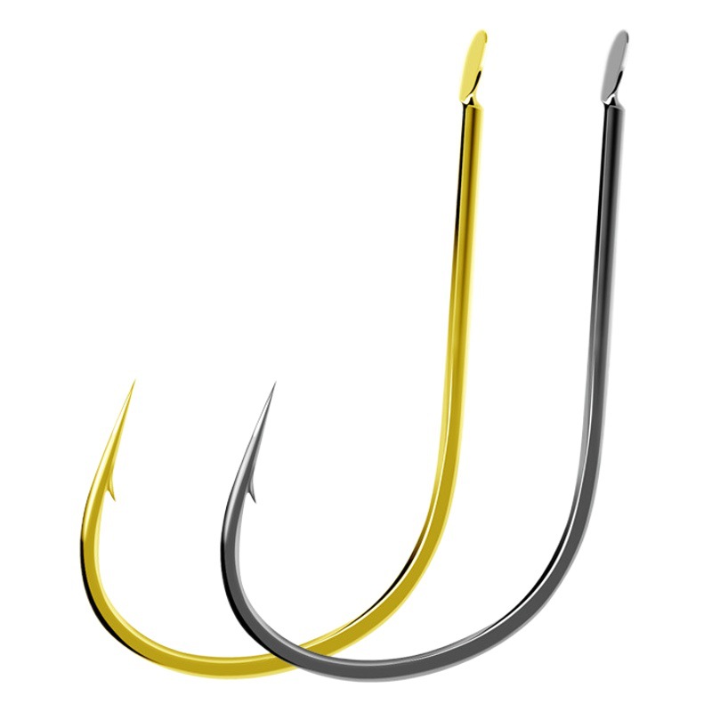 Bulk Fish Hooks, Jin Hai Xi Gold Sleeve Hooks, Loose Hooks with Barbs, Complete Fishing Gear Supplies, Whitefish Crucian Carp Hooks, Small Hooks, Stream Hooks