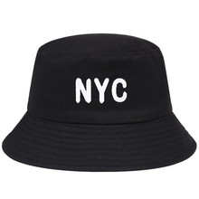 戶外男士休閑遮陽帽女士出行嘻哈遮陽帽外貿刺綉NYC日韓風帽子
