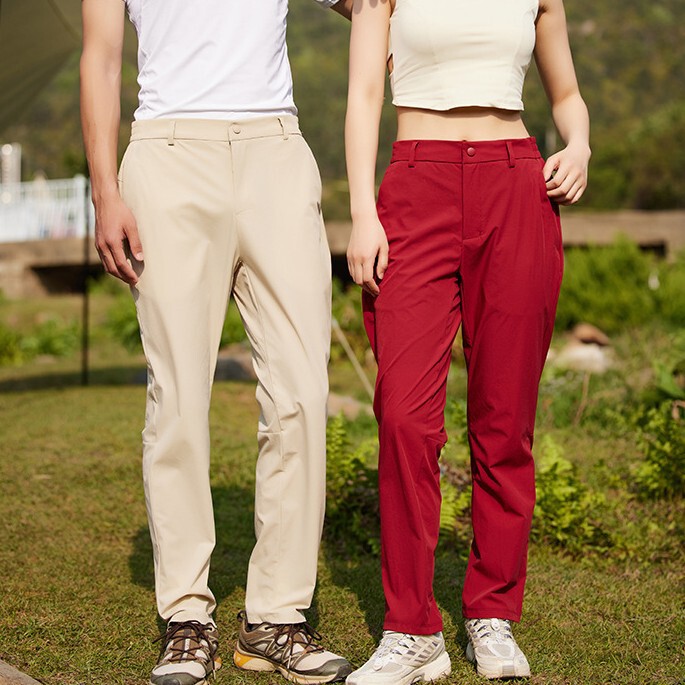 Ice Silk Quick-Dry Pants for Men and Women, Summer Thin Elastic Breathable Quick-Dry Sports Long Pants, Outdoor Cropped Pants, Breathable and Quick-Dry