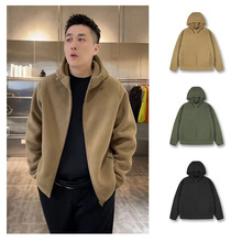 秋冬高品质保暖户外男女同款宽松舒适时尚休闲夹克摇粒绒连帽外套