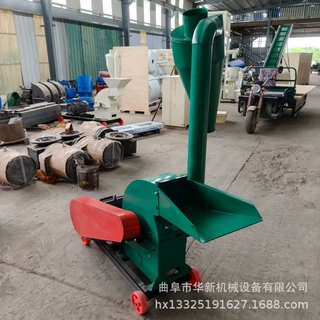大型锤片式粉碎机养殖用万能饲料玉米棒秸秆粉碎多功能谷壳打糠机