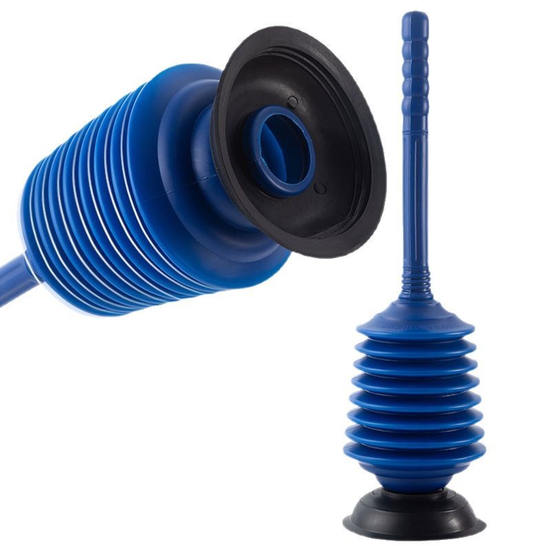 Draguadora de inodoro con un cañón de ventilación de aire de alta presión para dragar tubería de alcantarillado y herramienta especial para succión de inodoro