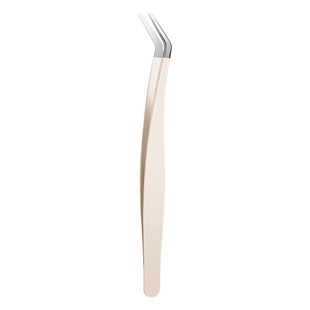 BQI rounded false eyelash golden feather clip round head tool 7-shaped grafting eyelash tweezers novice clip eyelash curler