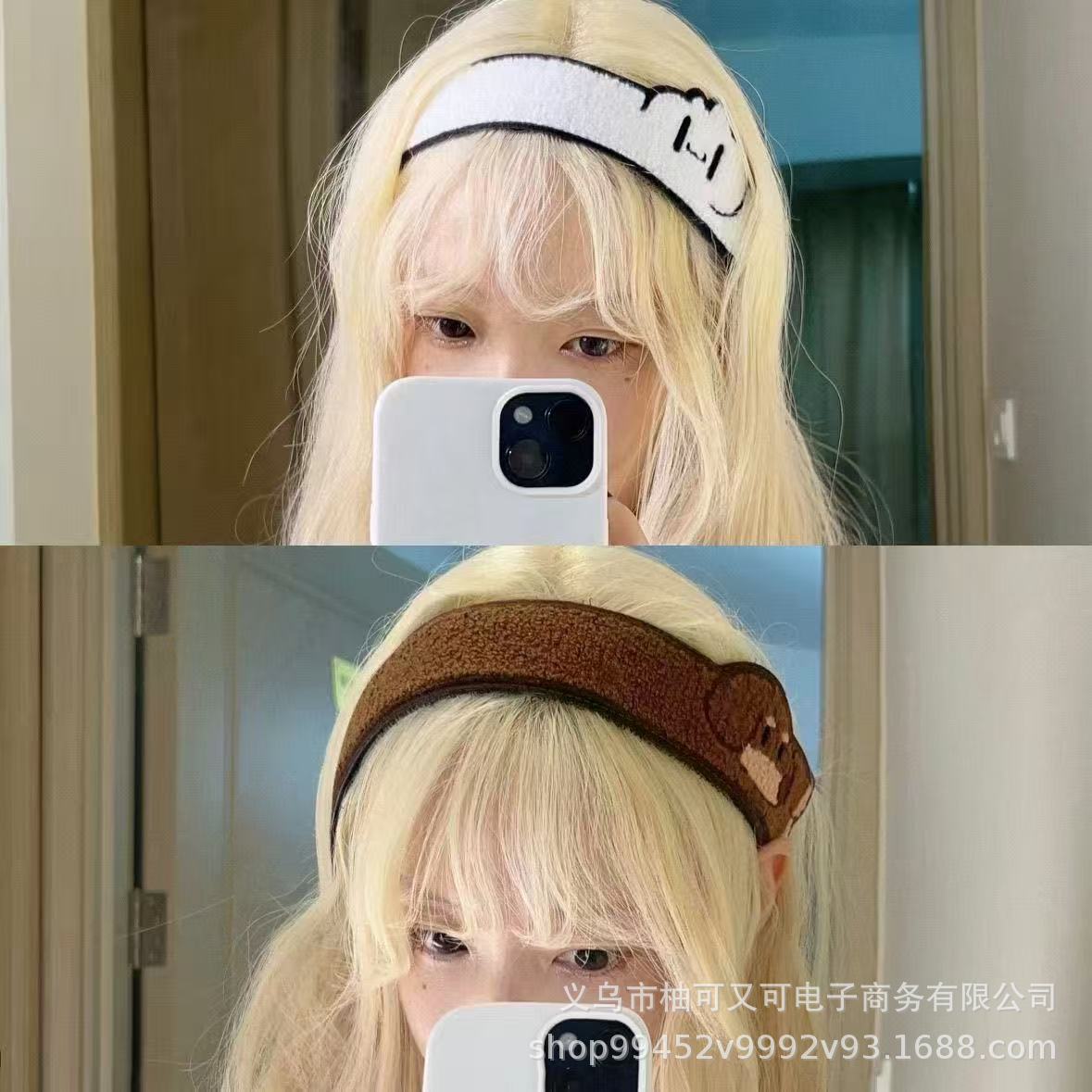 Cute Long Strip Animal Dachshund Hair Clip, Face Wash Bangs Clip, Dual-Use Hairband for Bun Hairstyles, Sweet and Cute Hair Accessory