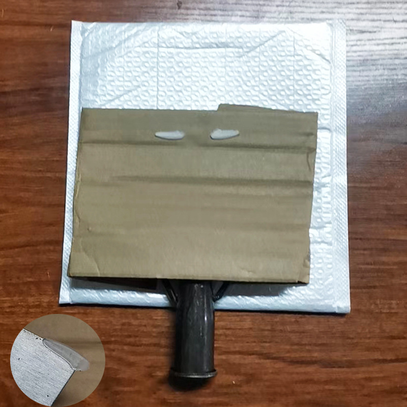 20 espátula de acero al manganeso más embalaje de cinta de espuma de cartón