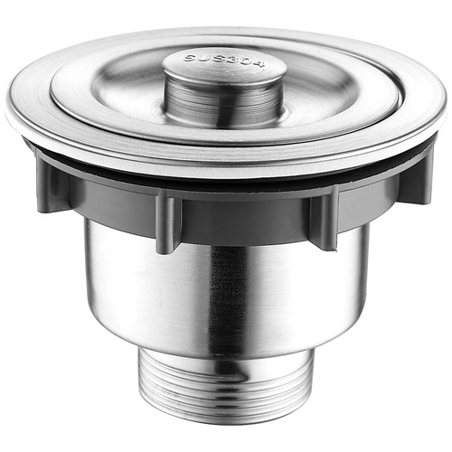 Sink basin 304 stainless steel drain pipe drainer kitchen single sink drainage basket basket pool accessories 110