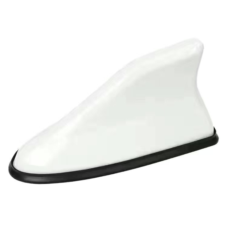 Qìchē Car Shark Fin Antenna Waterproof Dustproof Painted Antenna (vehicle antenna) - pure-white-boxed