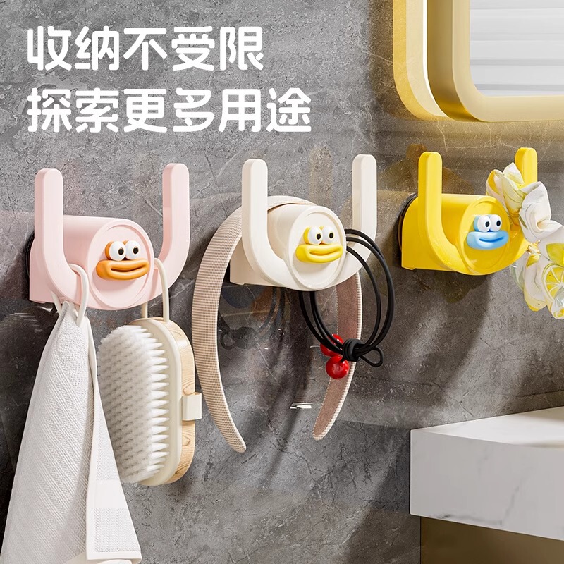 Bathroom Slipper Rack Suction Cup Type Punch-Free Wall-Mounted Bathroom Special Drain Rack Hook Storage Rack Shoes