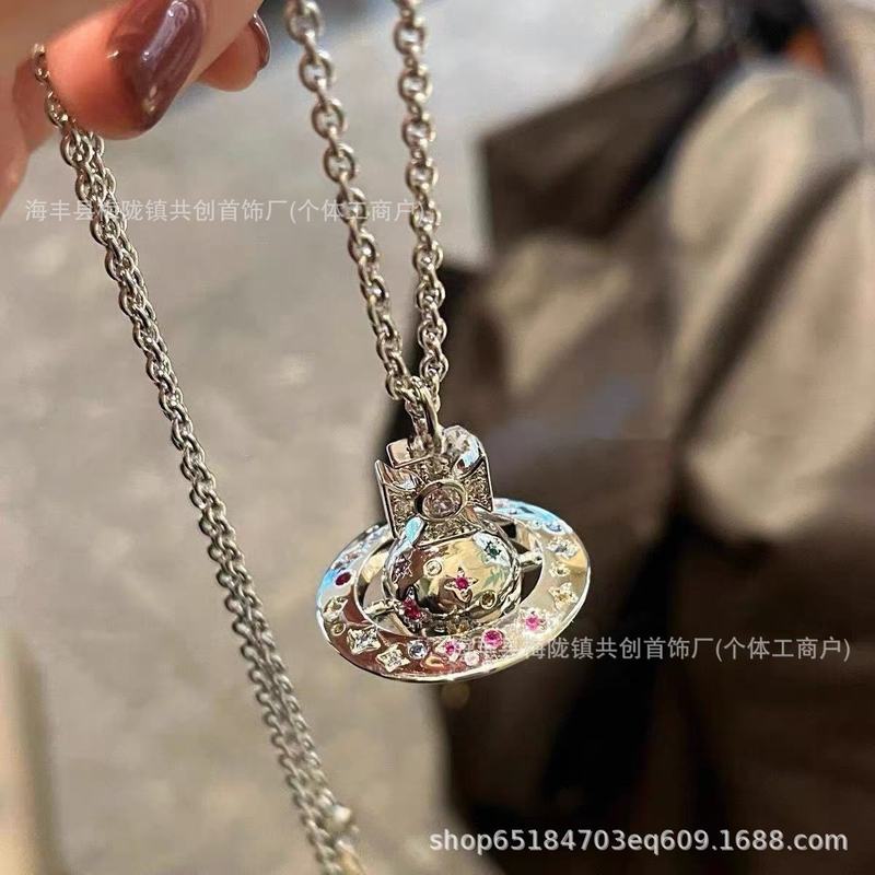 西太后限定款月神话项链稀有orb项链霓虹彩钻超美|undefined
